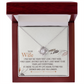 To my wife - love knot necklace