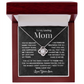 To Mom from son - love knot necklace