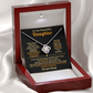 My beautiful daughter - love always - love knot necklace