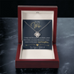 To my wife - love knot necklace