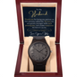 To My Husband - wooden watch