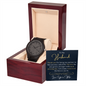 To My Husband - wooden watch