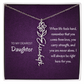 My daughter Name Birth flower necklace