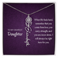 My daughter Name Birth flower necklace