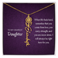 My daughter Name Birth flower necklace
