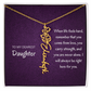 My daughter Name Birth flower necklace