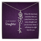 My daughter Name Birth flower necklace