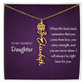 My daughter Name Birth flower necklace