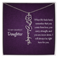 My daughter Name Birth flower necklace