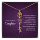 My Daughter birth flower name necklace