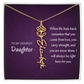 My daughter Name Birth flower necklace