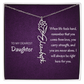 My daughter Name Birth flower necklace