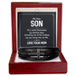 To Son from Mom cross bracelet