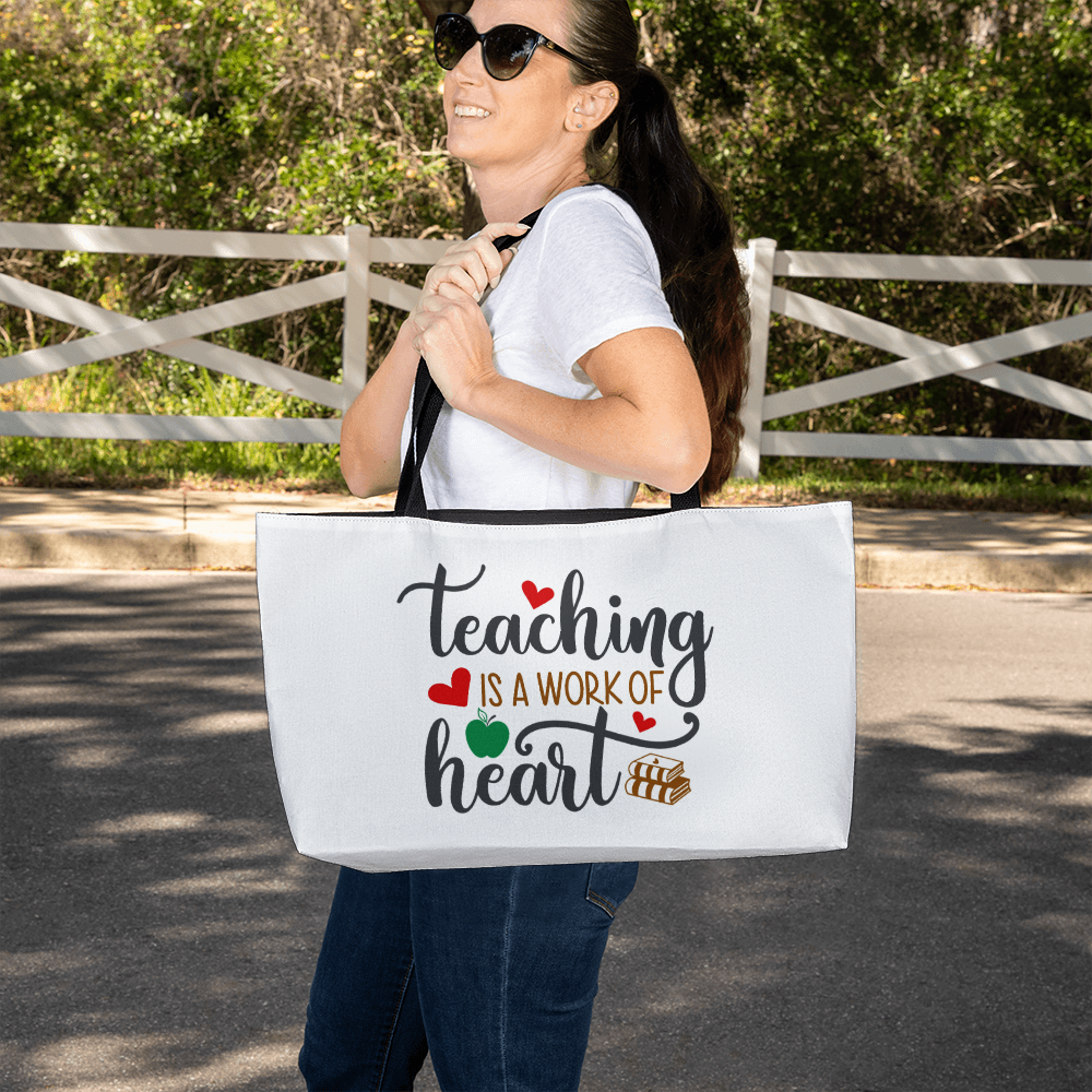 Teacher appreciation tote bag
