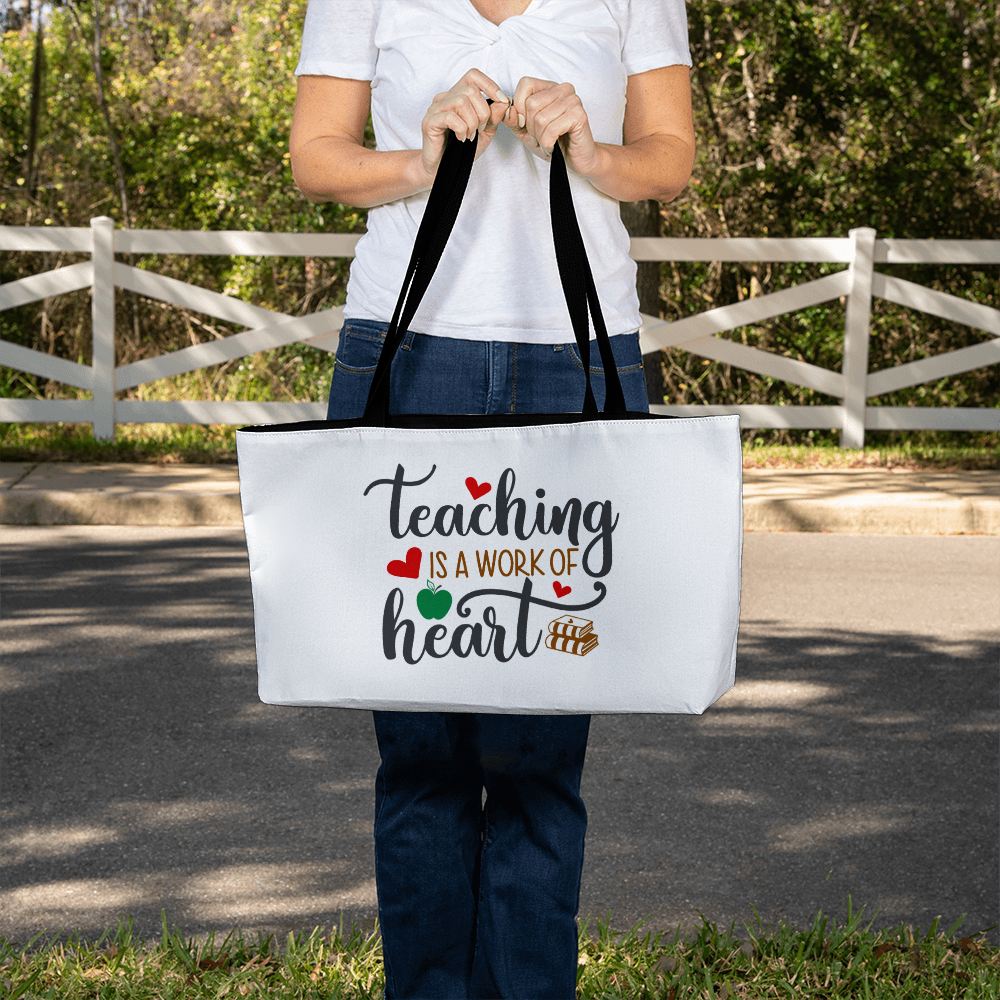Teacher appreciation tote bag