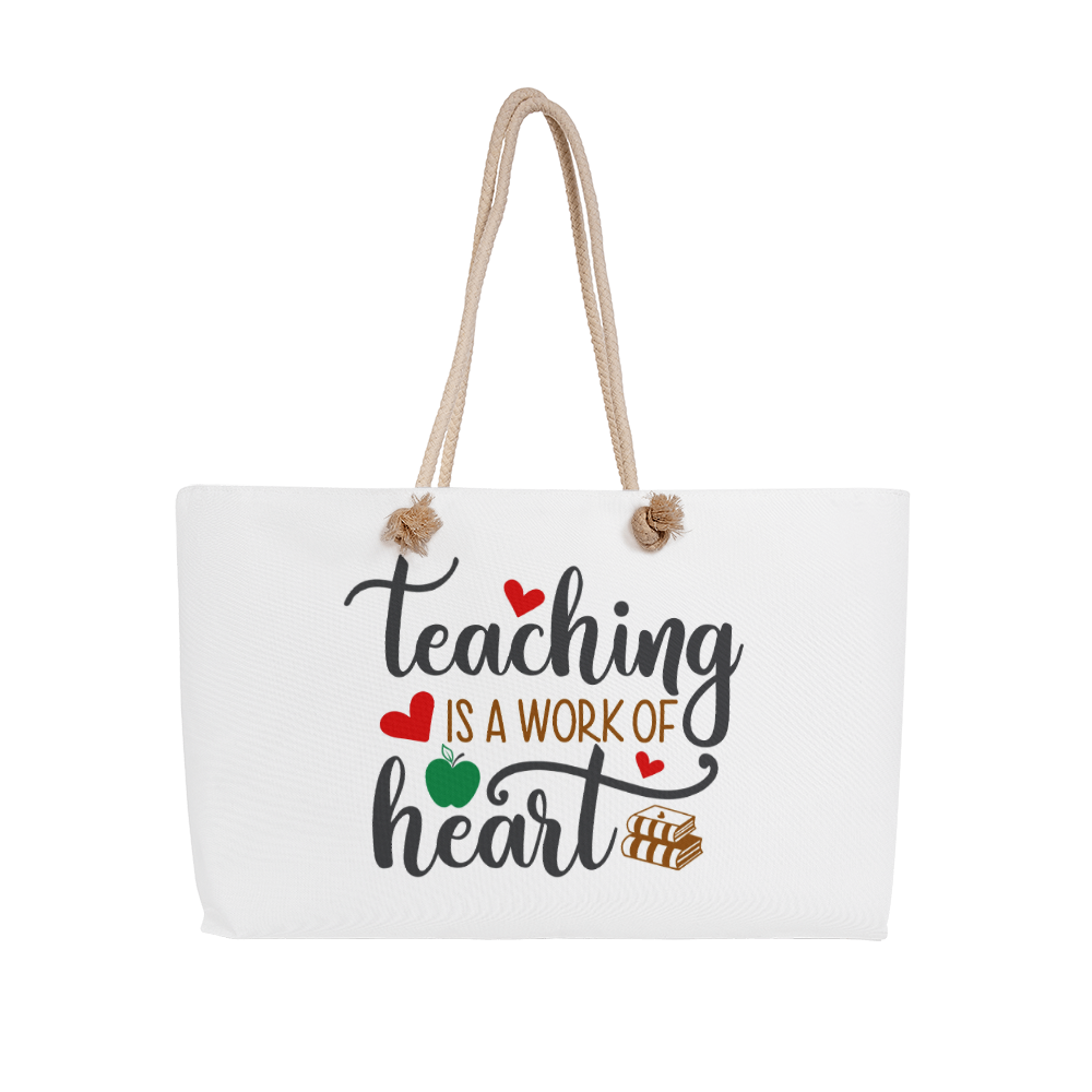 Teacher appreciation tote bag