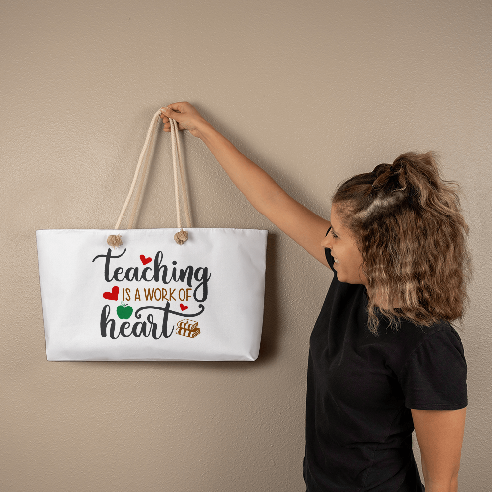 Teacher appreciation tote bag