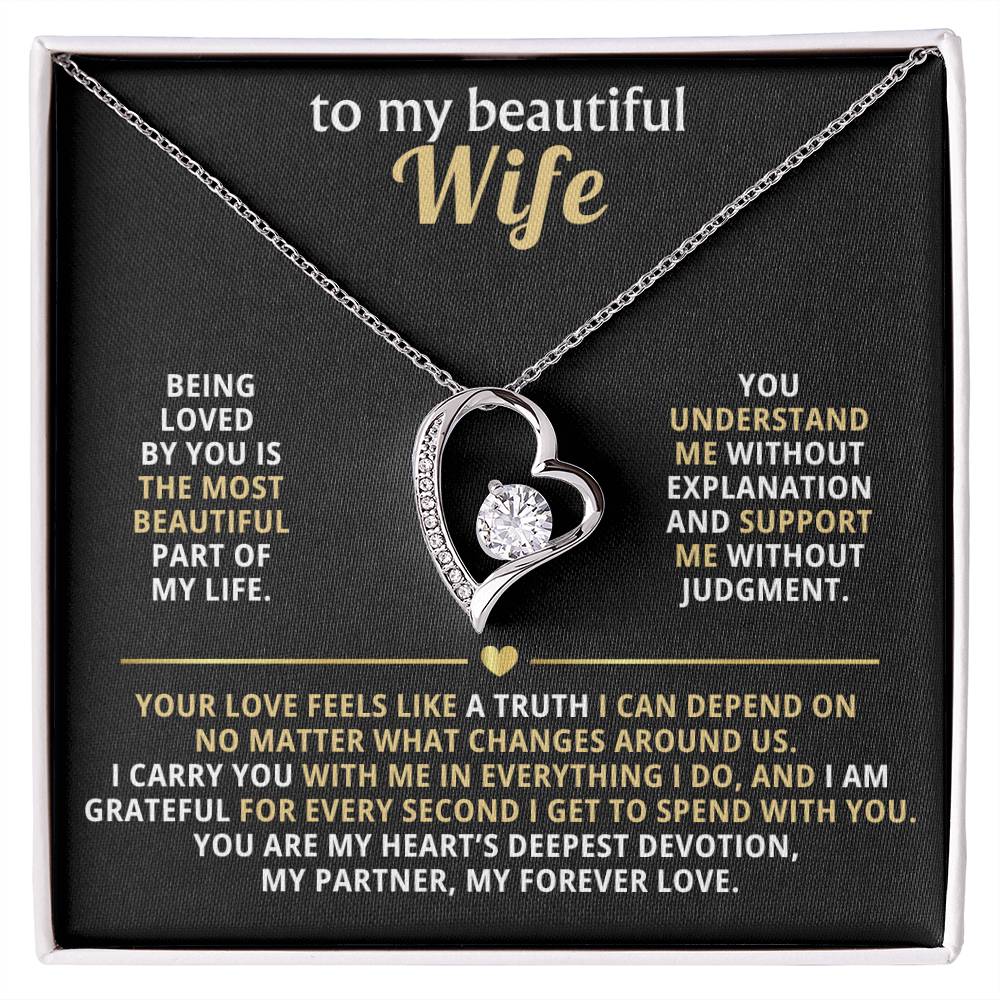 To my beautiful wife forever love