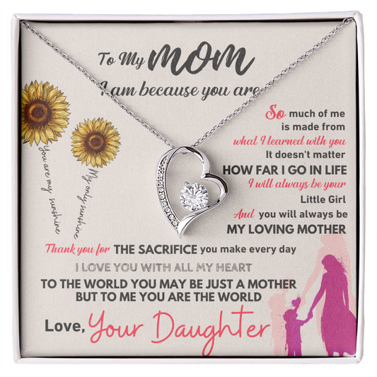 To my mom with love from daughter