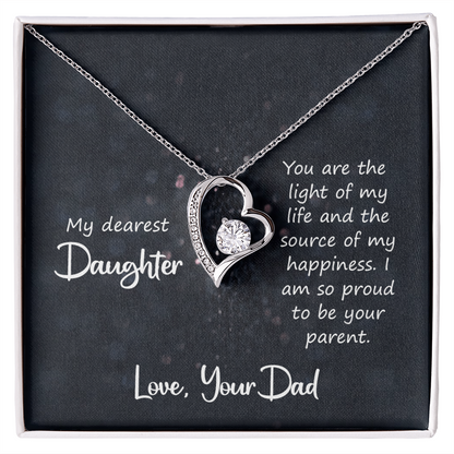 To my daughter - Forever Love necklace