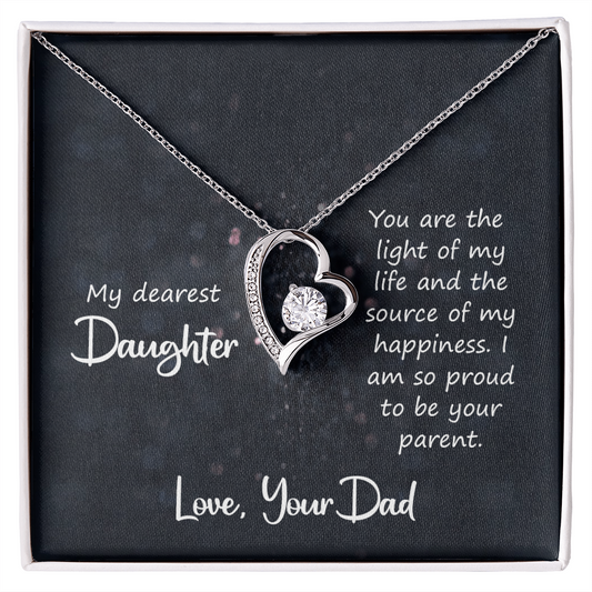 To my daughter - Forever Love necklace