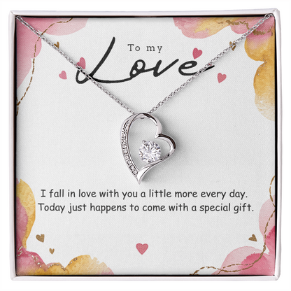 To my Love. Forever love necklace