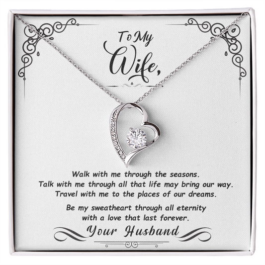 To my wife. Forever Love necklace