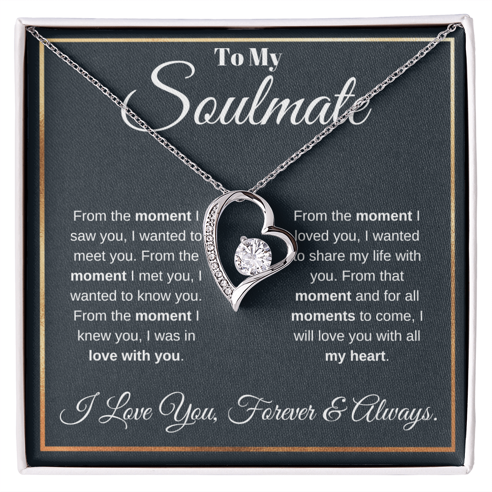 To my soulmate - Forever love necklace