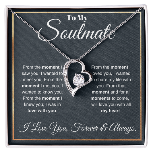 To my soulmate - Forever love necklace