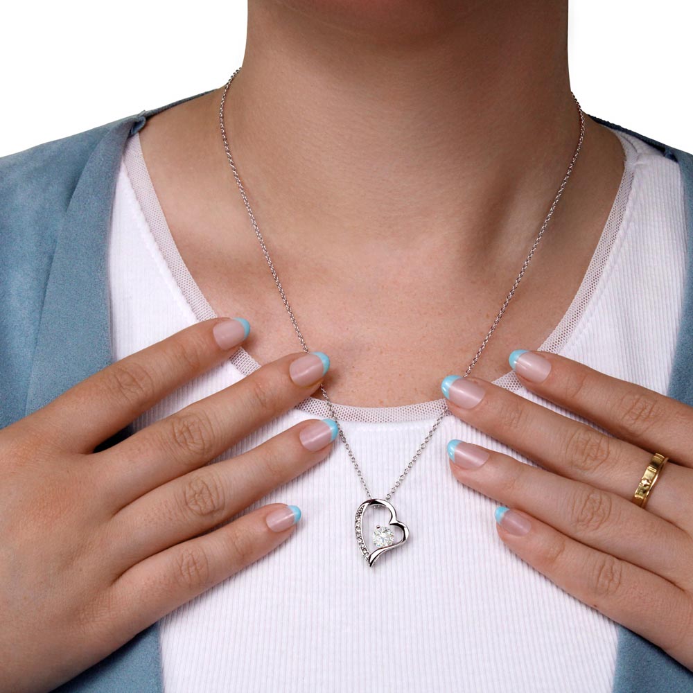 To my Bonus Mom/Step Mom. Forever love necklace