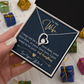 To my wife - forever love necklace