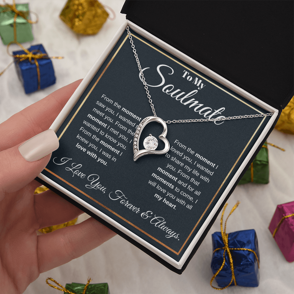To my soulmate - Forever love necklace