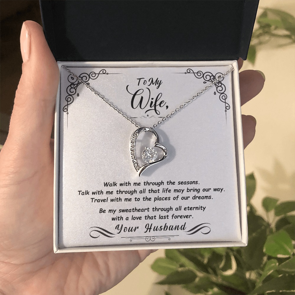 To my wife. Forever Love necklace