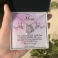 To My Mom Forever love necklace