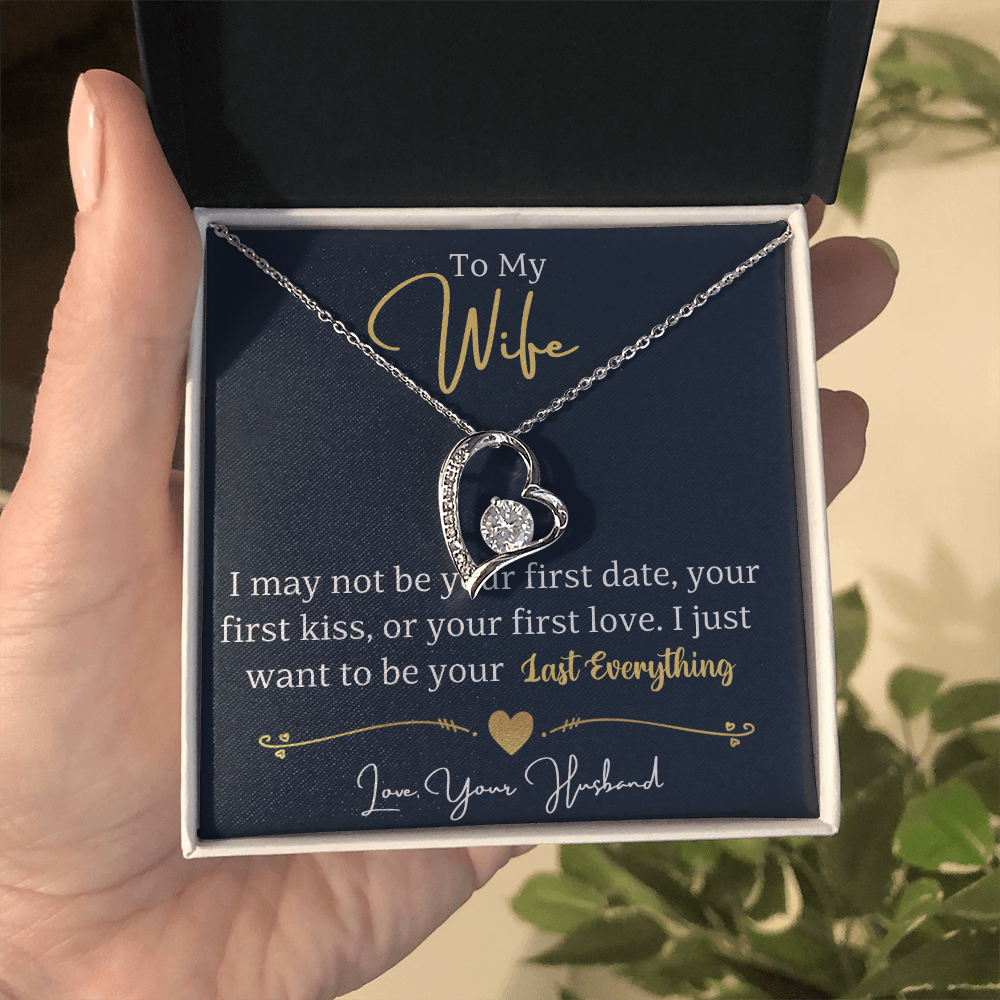 To my wife - forever love necklace