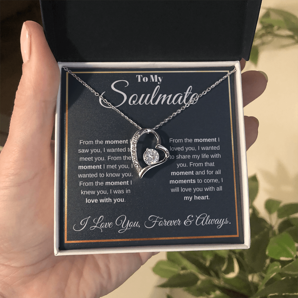 To my soulmate - Forever love necklace