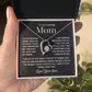 To Mom from Son - Forever Love necklace