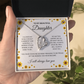 My beautiful daughter forever love necklace