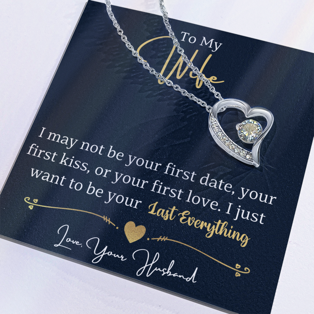 To my wife - forever love necklace