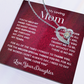 To my loving Mom forever love necklace