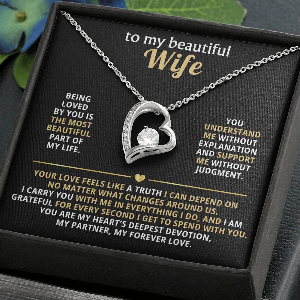 To my beautiful wife forever love