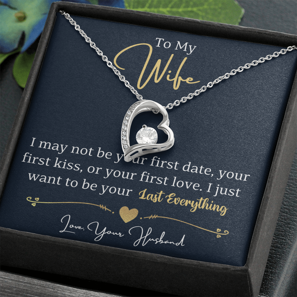 To my wife - forever love necklace