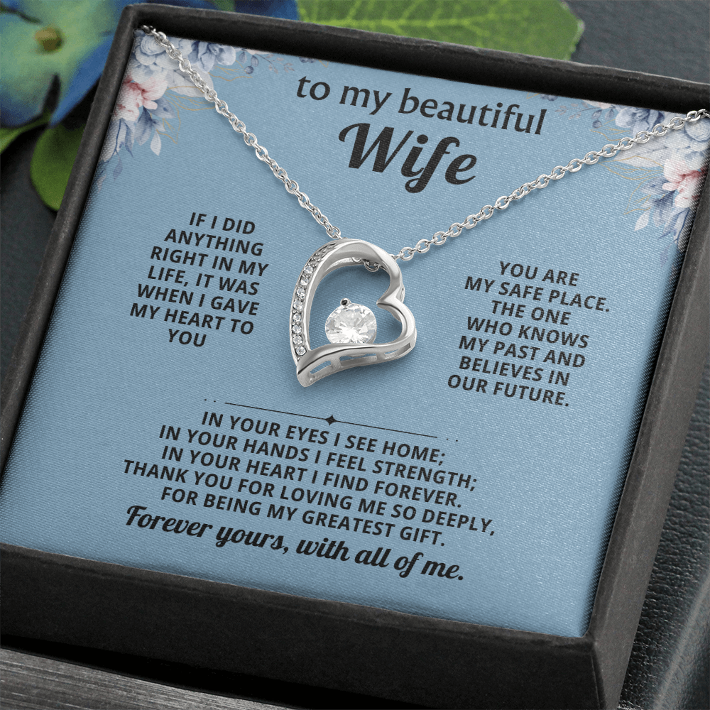 To my beautiful wife forever love