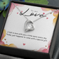 To my Love. Forever love necklace