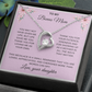 To my Bonus Mom/Step Mom. Forever love necklace