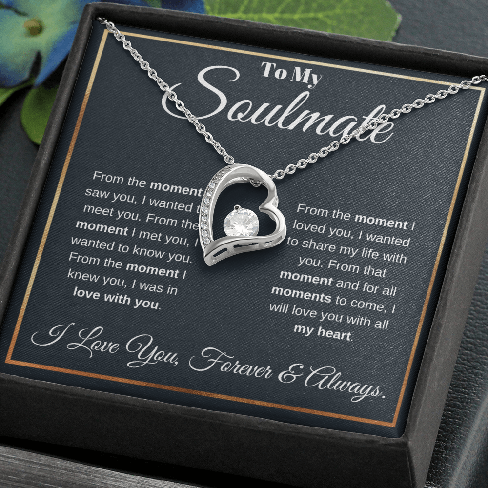 To my soulmate - Forever love necklace