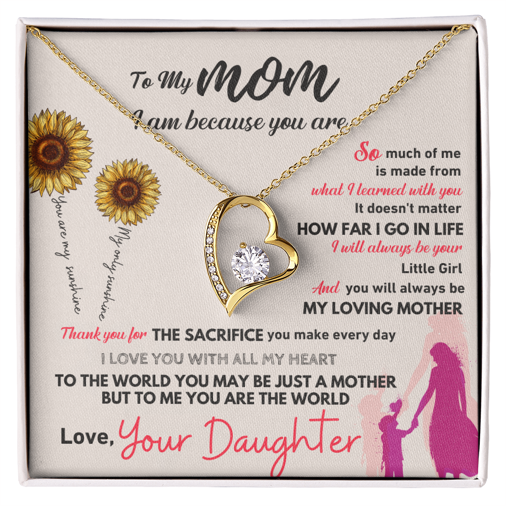 To my mom with love from daughter