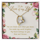 To the Love of My Life. Forever Love Necklace
