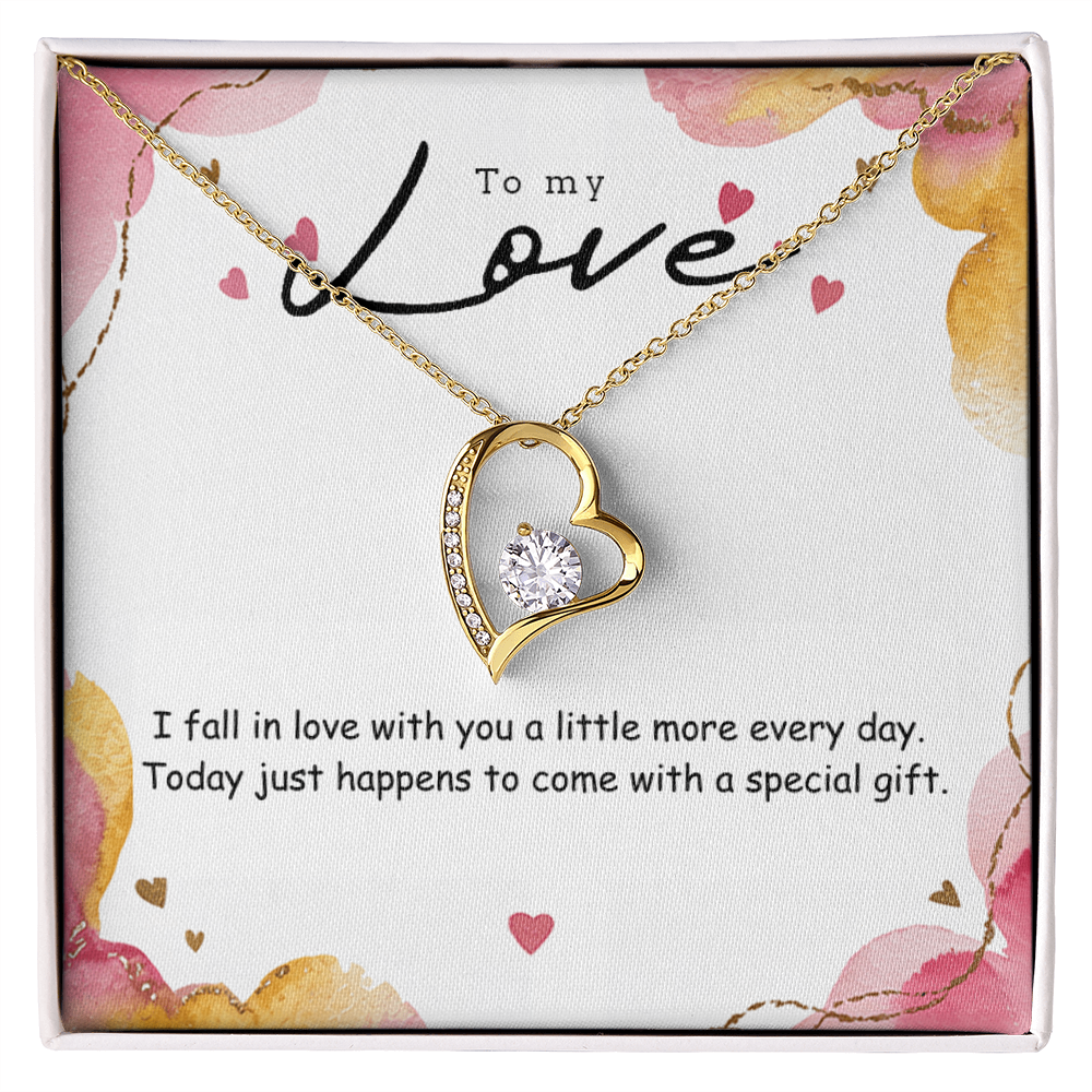 To my Love. Forever love necklace