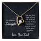 To my daughter - Forever Love necklace